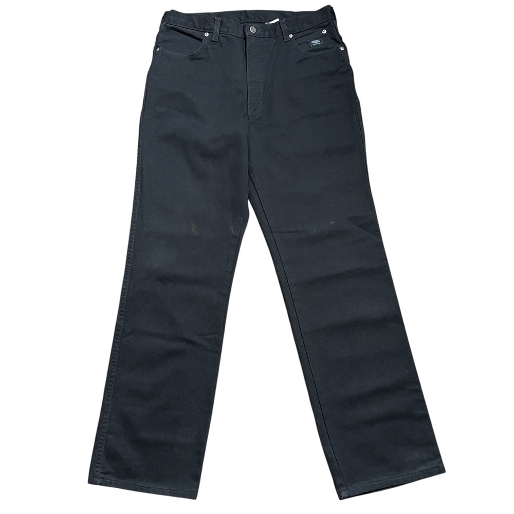 Harley Davidson Black Bootcut Jeans Womens‎ 14R Motorcycle Biker